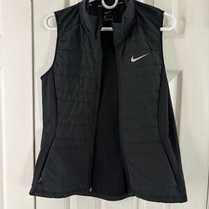 Nike Black Quilted Vest